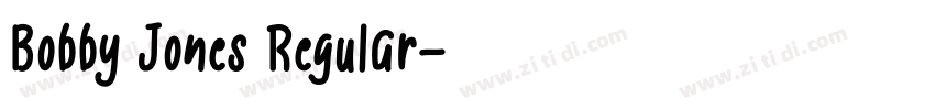 Bobby Jones Regular字体转换